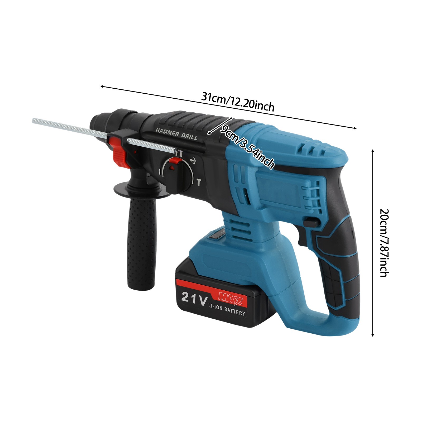 Hammer Drill, Battery-powered Hammer Drill, Hammer Drill With 4 Modes 110V