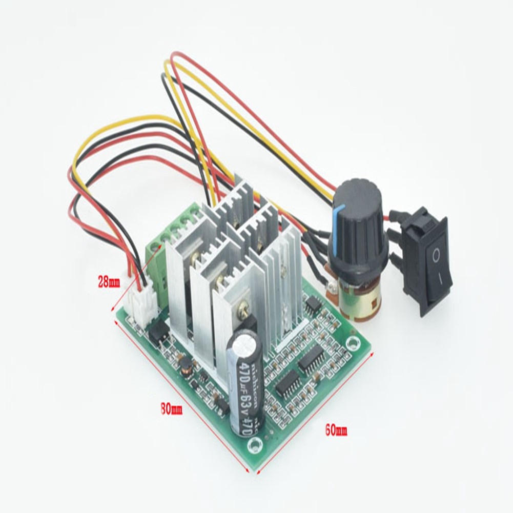 DC5-36V 15A Brushless Motor Controller High- Motor Driver Board Adjustable2693