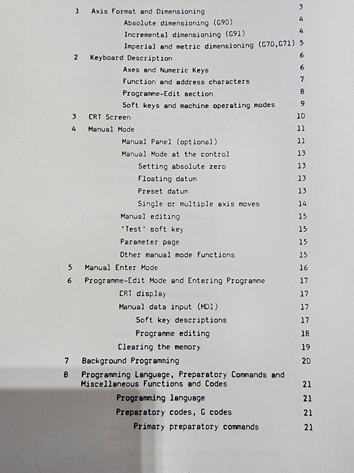 Anilam Series GL Programming Manual