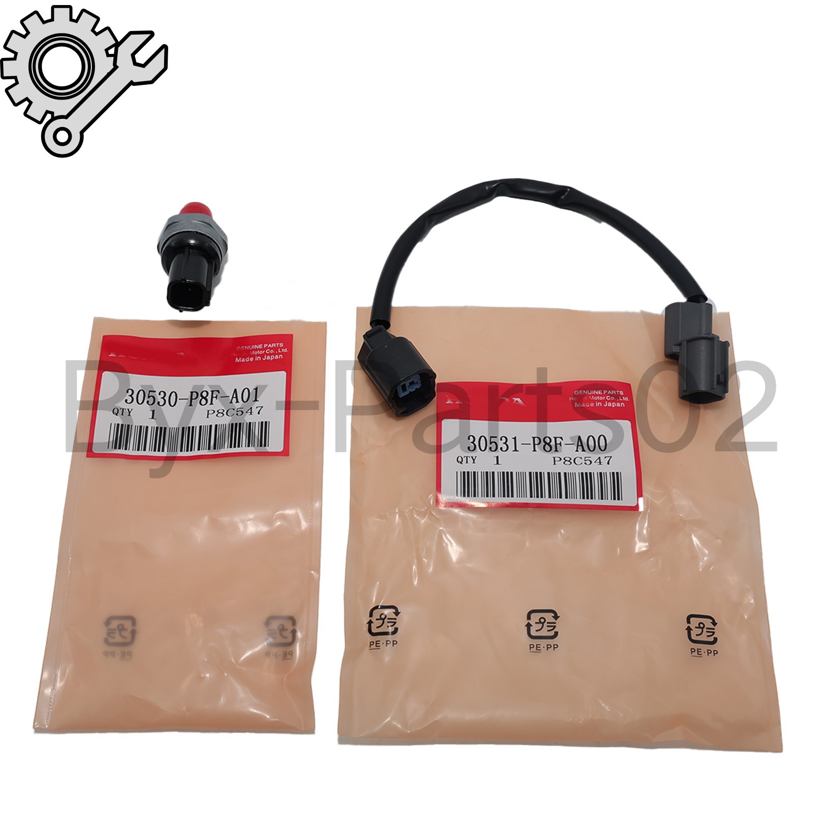 OEM For Honda Accord Pilot Acura CL MDX 30531-P8F-A00 Knock Sensor & Harness New