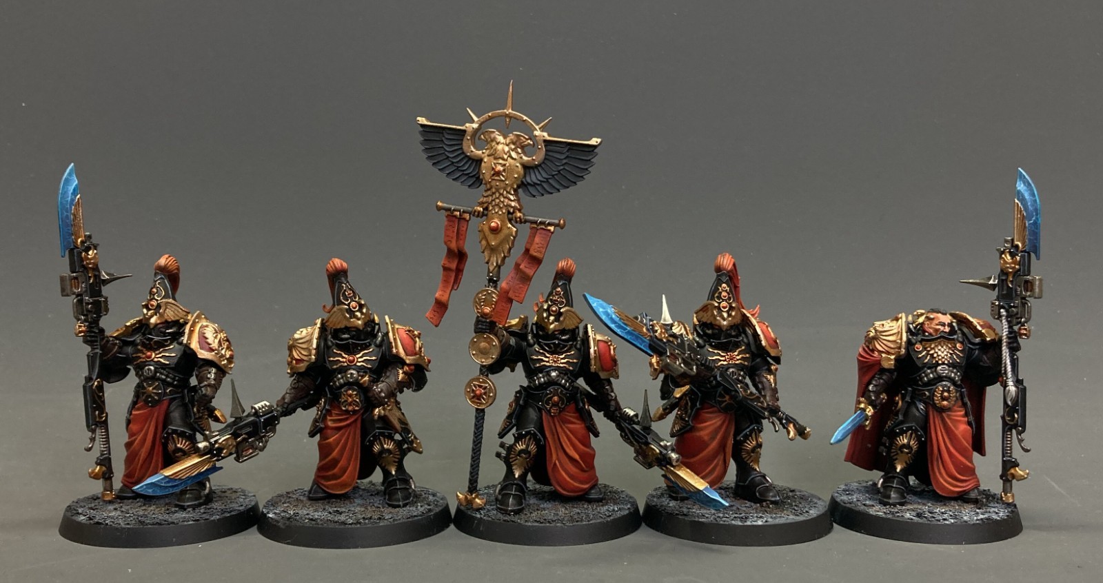 Warhammer 40k Custodian Wardens Vexilus Praetor ProPainted Miniatures Commission