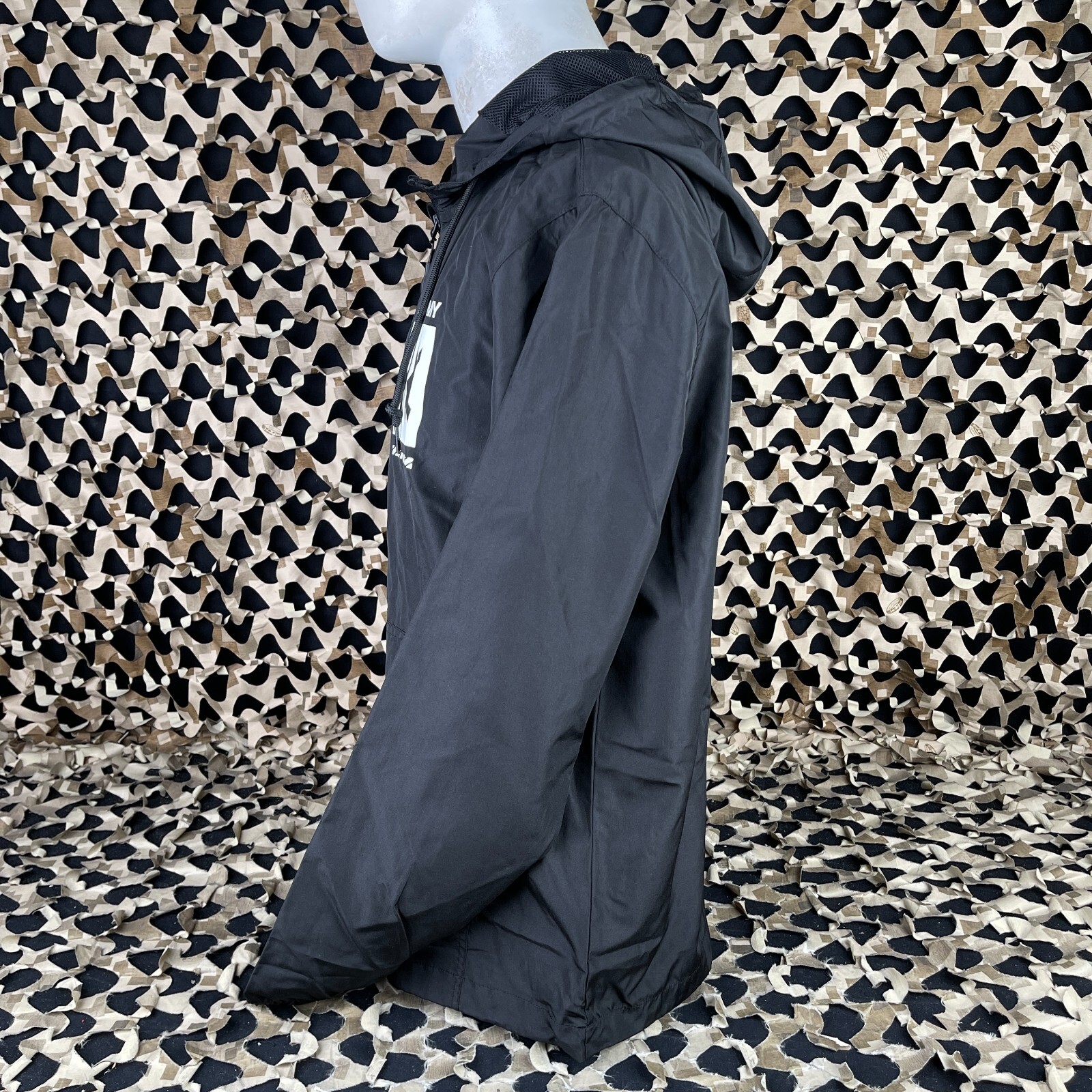 NEW HK Army Cyber Windbreaker Jacket - Black - Medium