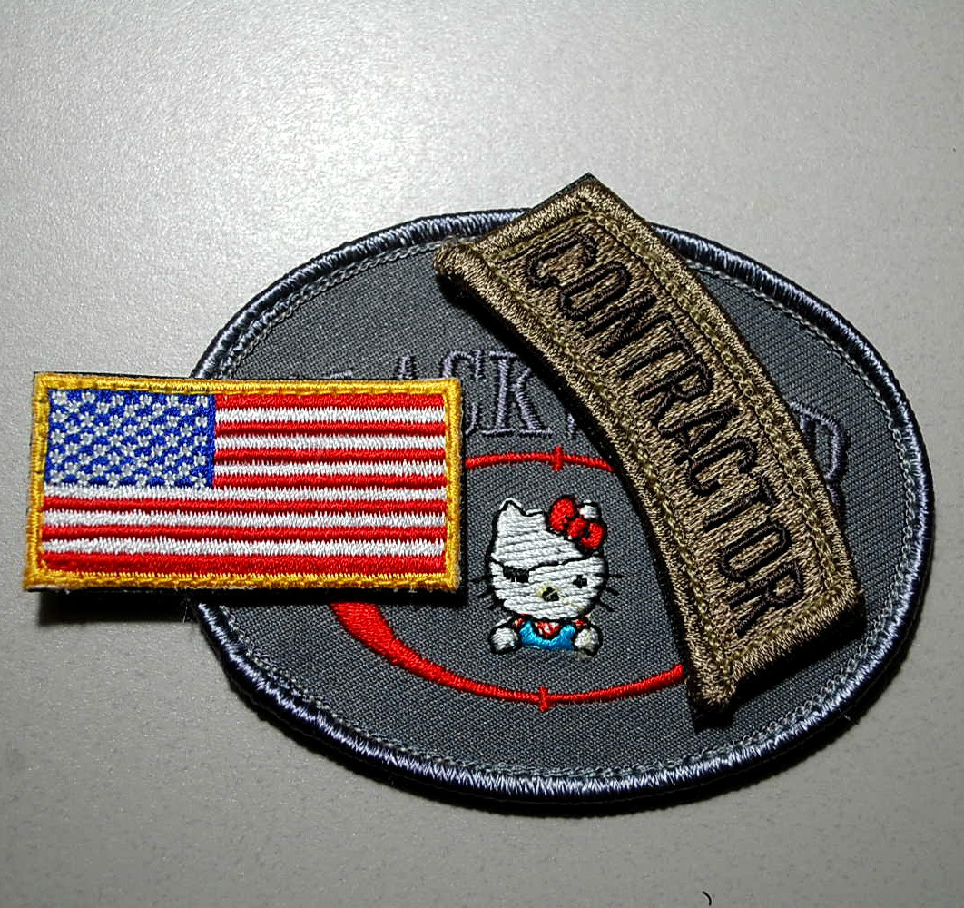 PRIVATE MILITARY CONTRACTOR PMC DIPLOMATIC SECURITY vêlkrö 3-PC SET: Hello Kitty