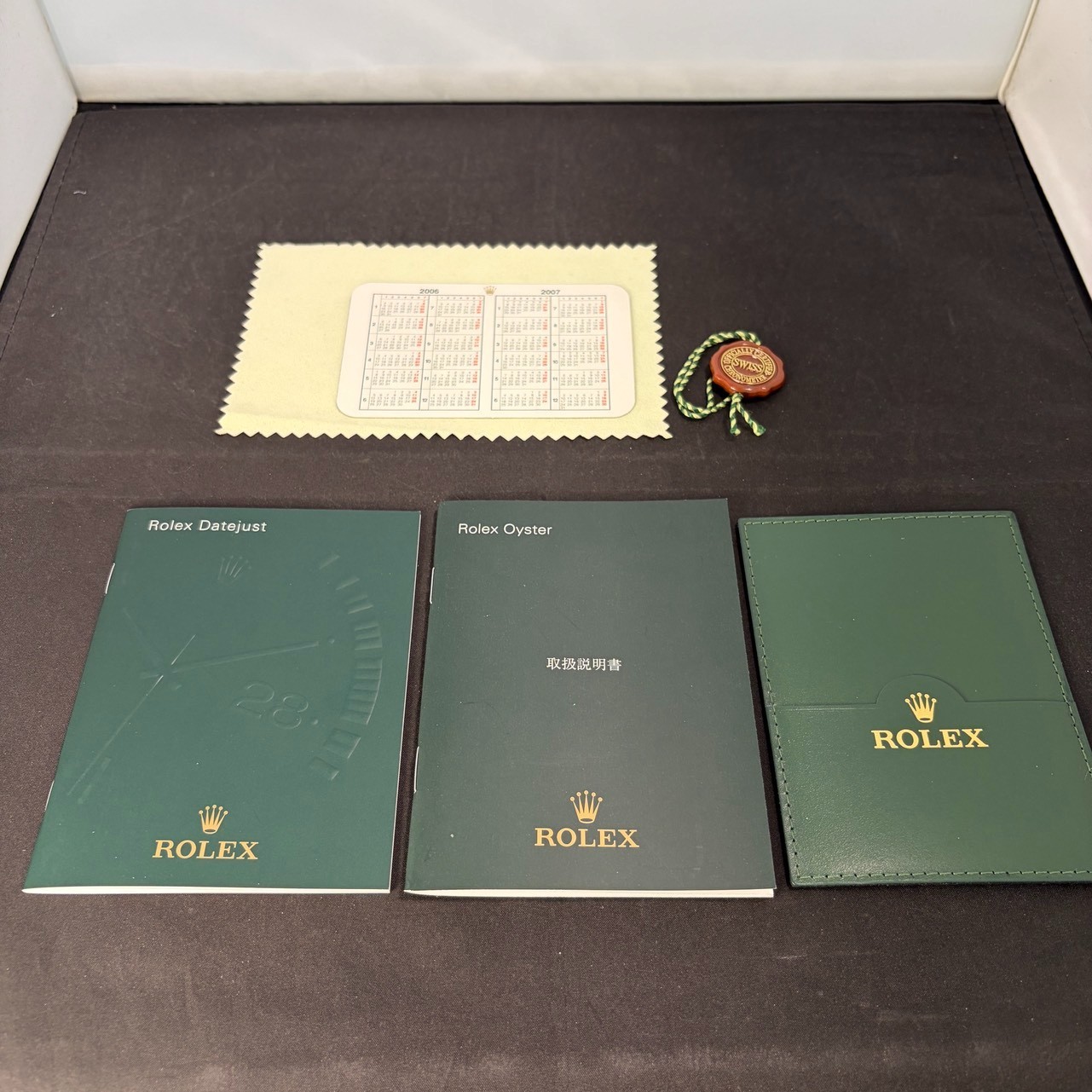 ROLEX Watch Box Case 31.00.64 Booklet(2006) of DATEJUST 100%Authentic YZ8237