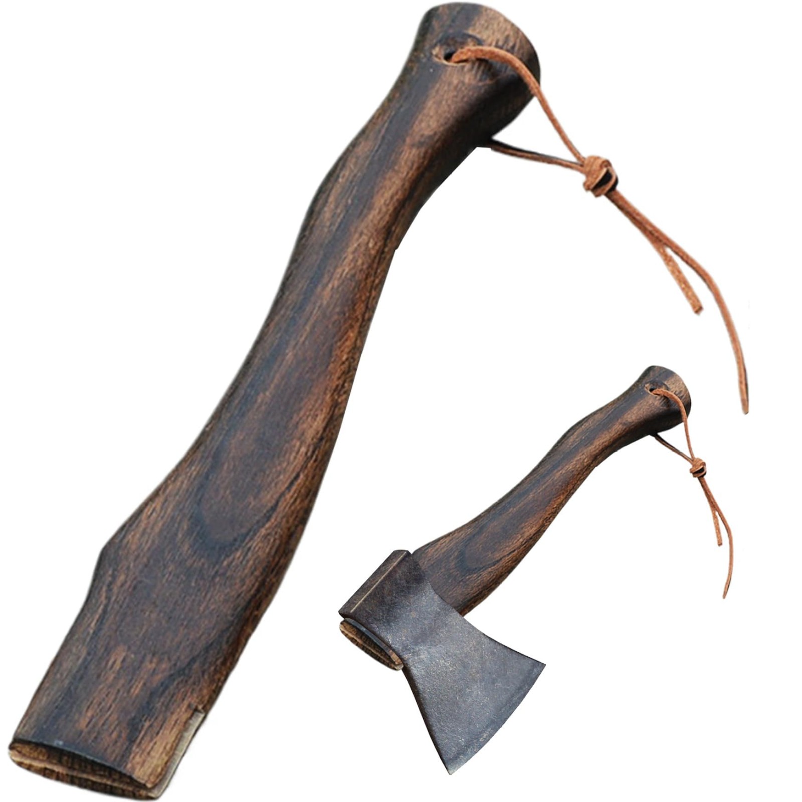 DKUWBJAS Hickory Wood Axe Handle Replacement - Universal Hatchet wood
