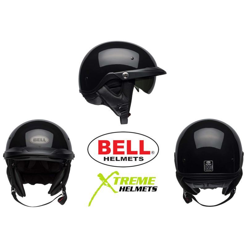 Bell Pit Boss Helmet Gloss Black Inner Sun Shield Fit Dial System DOT XS-3XL