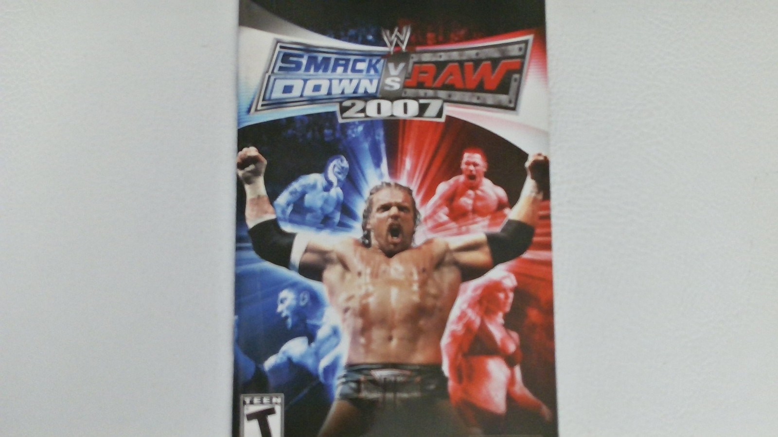 WWE Smackdown vs. RAW 2007 - PS2 PlayStation 2 - Instruction Manual Only