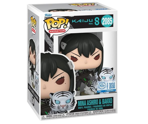 Funko Pop Kaiju No. 8: Mina Ashiro w/ Bakko Buddy EE Exclusive w/ Protector
