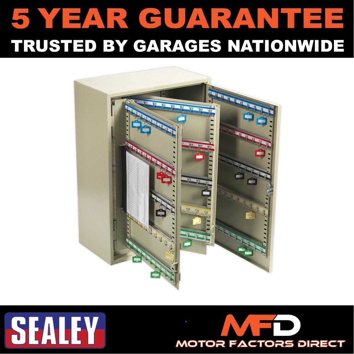 Sealey Key Cabinet 300 Key Capacity SKC300
