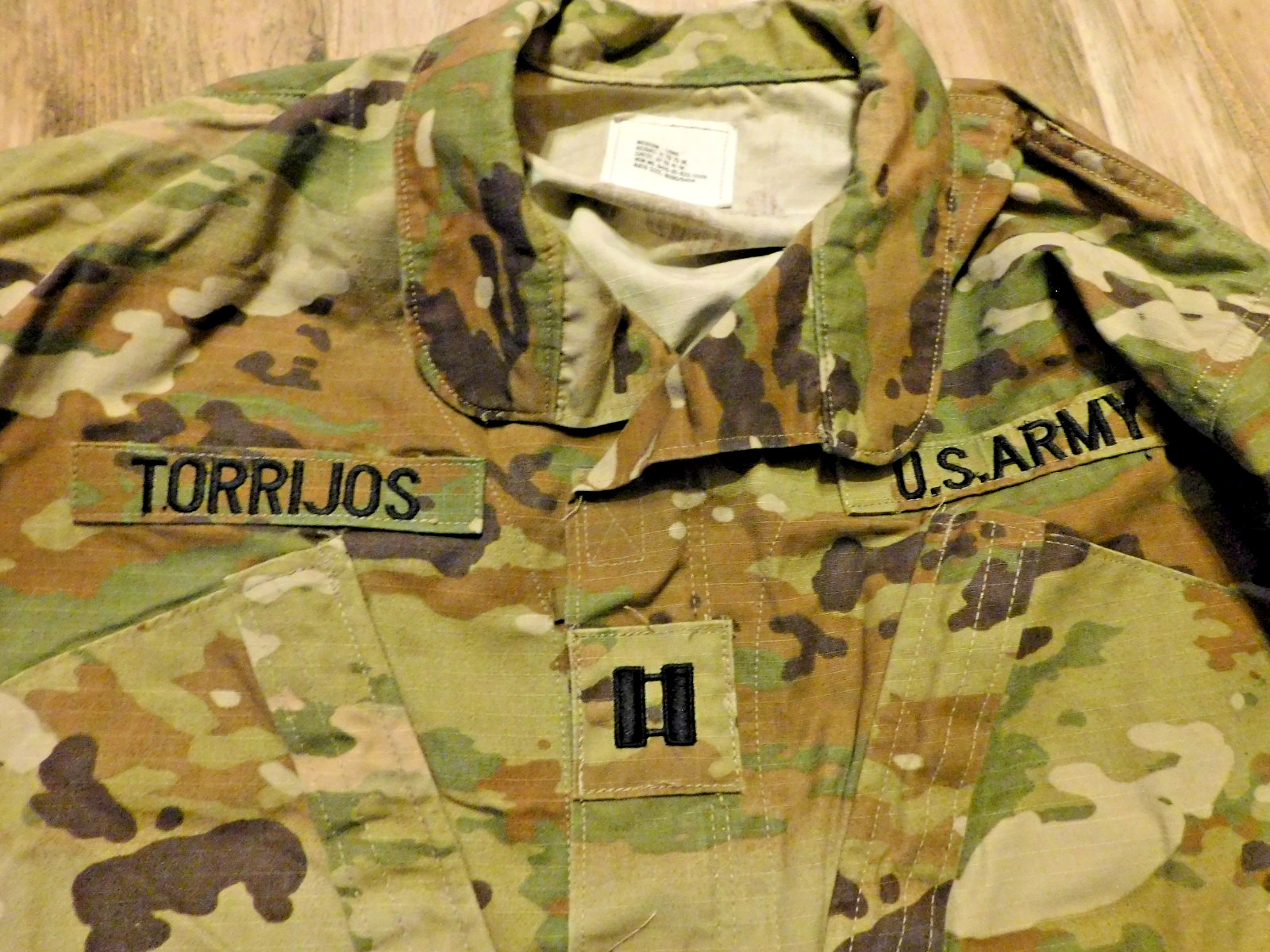 US ARMY OCP COAT SZ MEDIUM - LONG