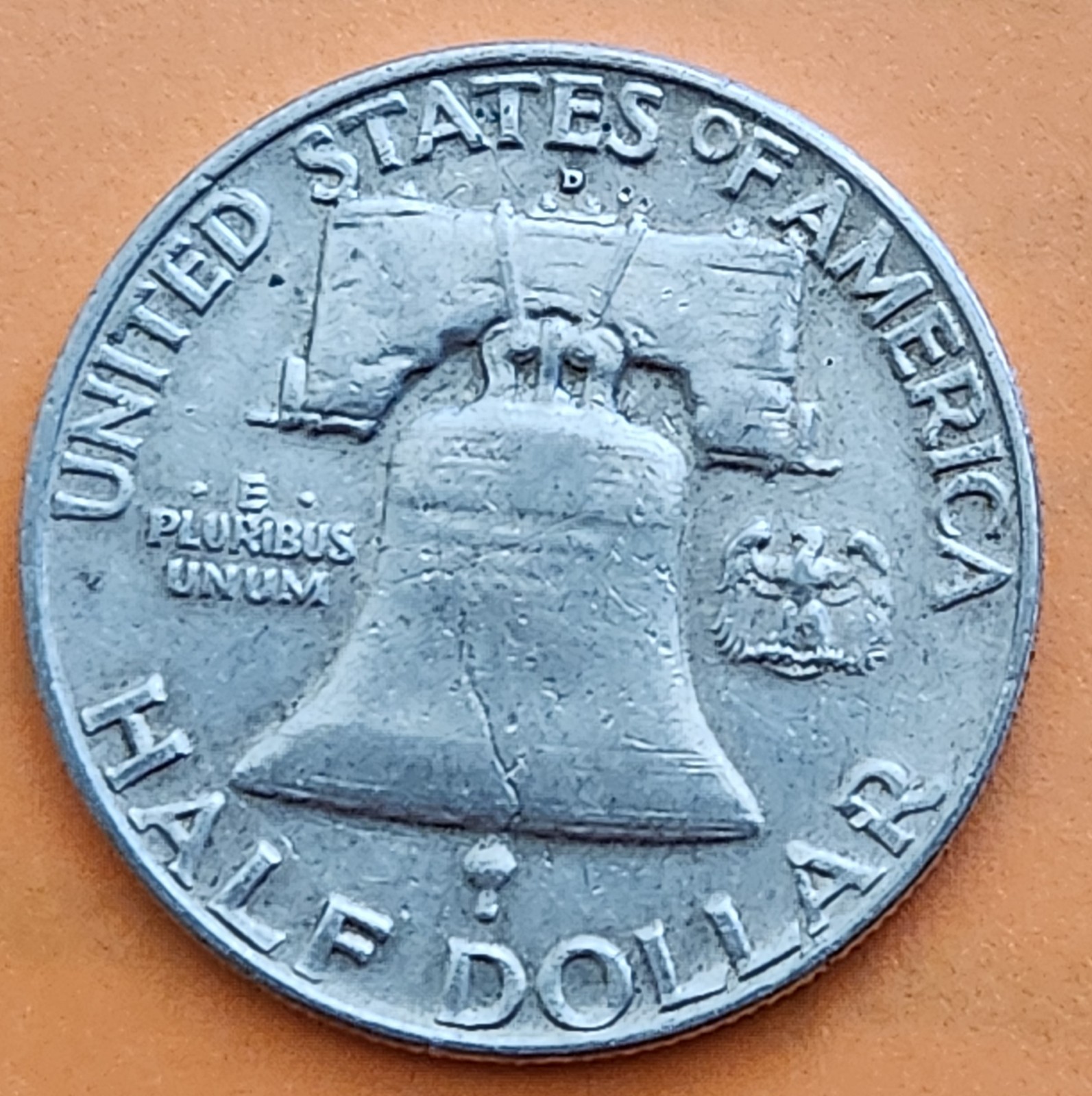 1958 D Ben Franklin Half Dollar