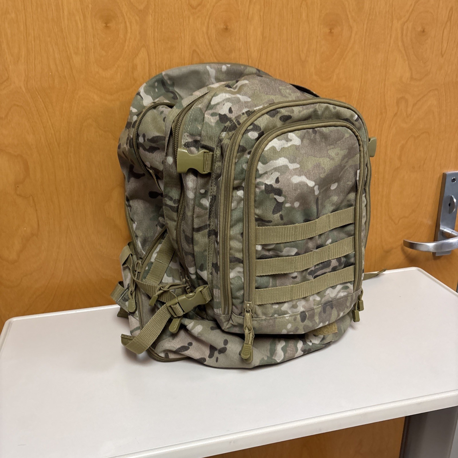 Code Alpha Large Tactical Backpack Expandable Multicam Excellent Condition