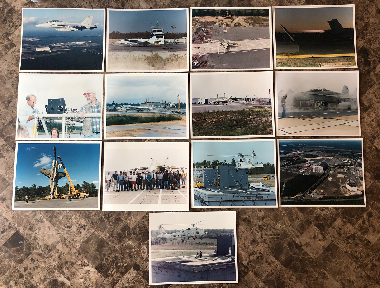 13 Lakehurst NAS Official Navy Press Photo Collection - F-18 Hornet, F-14 Tomcat