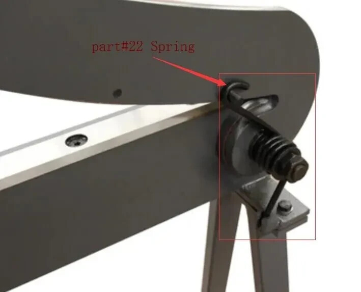 Spare parts for KAKA Guillotine Shear HS-20 & HS-30 Sheet Metal Fabrication Plat