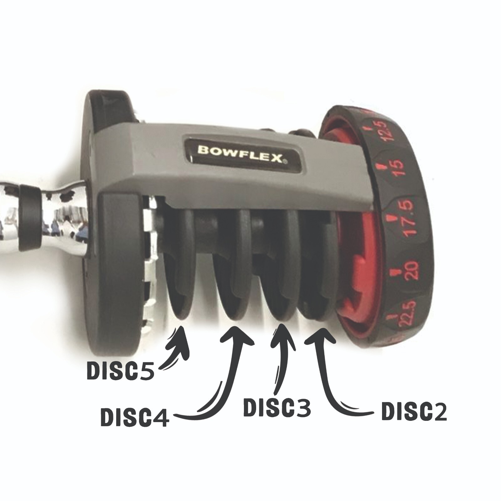 Nautilus Bowflex 552 Series 1 Disc 2 Replacement Bowflex Disc