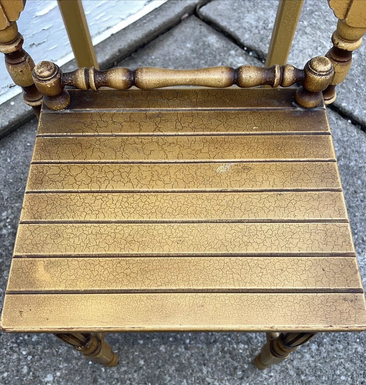 Antique Gossip Bench Telephone/Puppet/Homework Or Entryway Stand UNIQUE!