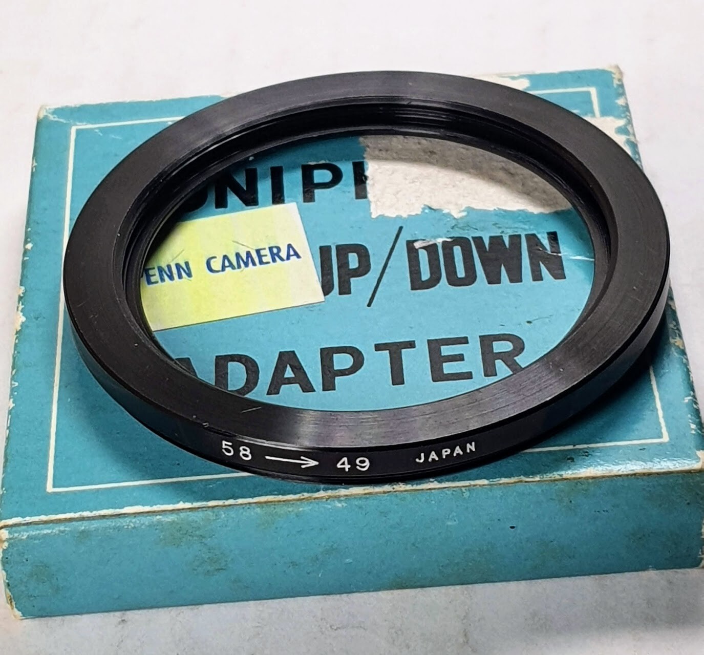 58-49mm Step-Down Lens Filter Converter Adapter Ring 58mm-49mm Metal E58 to E49