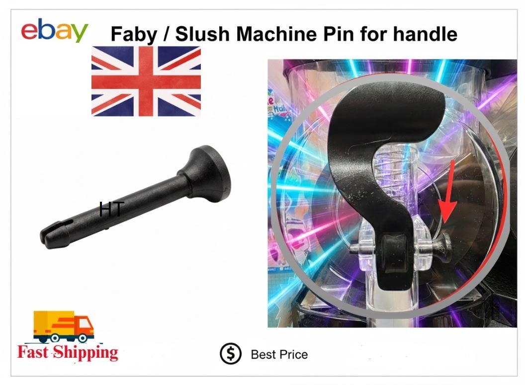 Slush Machine Pin for Handle Fixing BLACK  CAB Faby Skyline Eskimo Joe Sir Lush