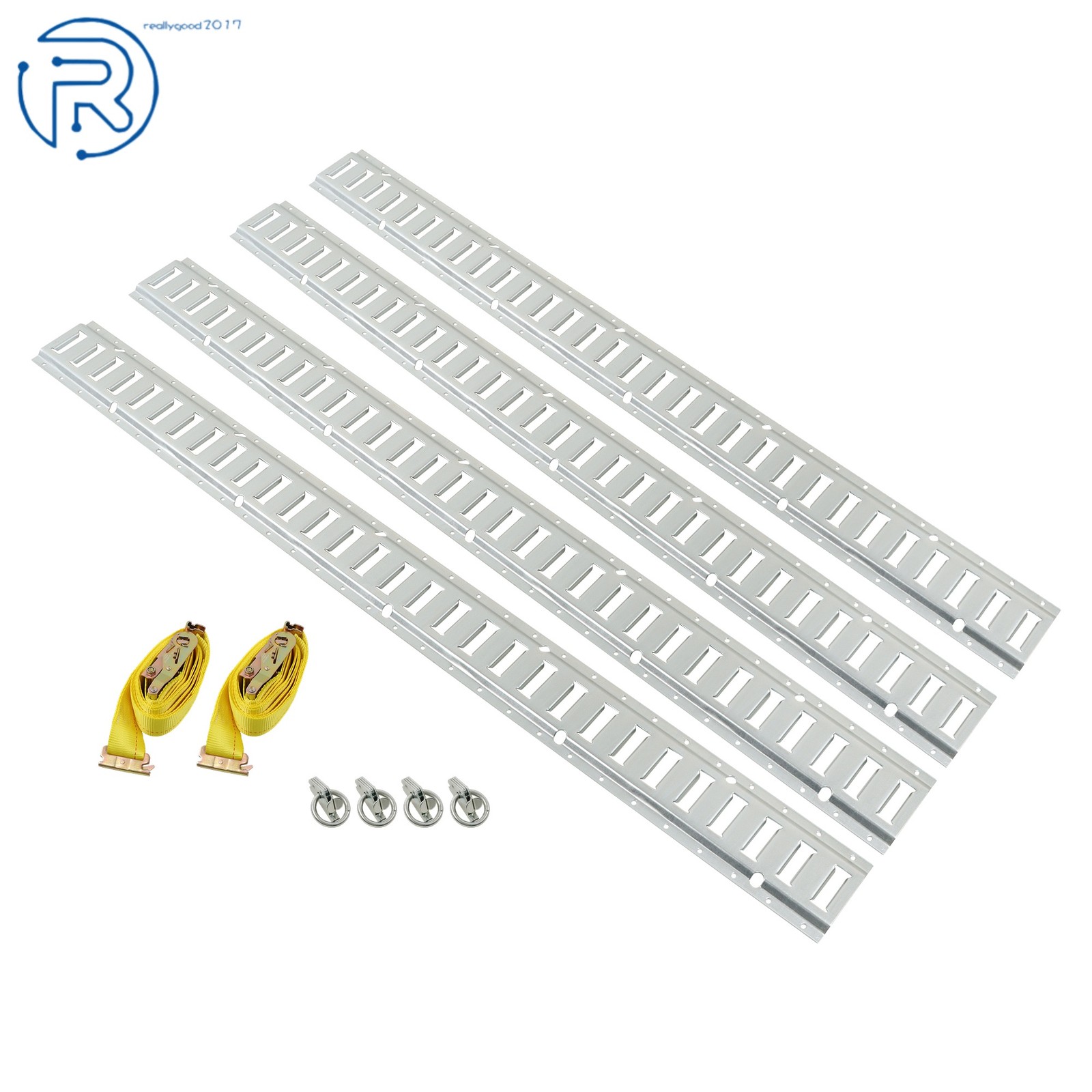 Horizontal Heavy Loads For Trucks Vans 12 Pack 5' E Track Tie Down Rail System