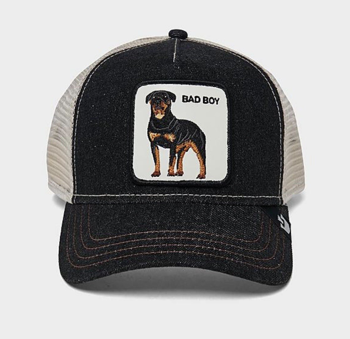 GOORIN BROS. The Farm The Baddest Boy Rottweiler Bad Boy Trucker Hat 101-0493