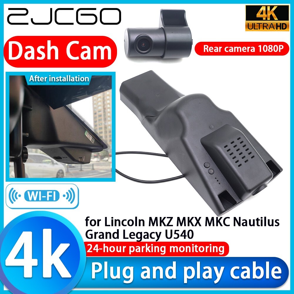 4K Wifi DVR Dash Cam Camera for Lincoln MKZ MKX MKC Nautilus Grand Legacy U540