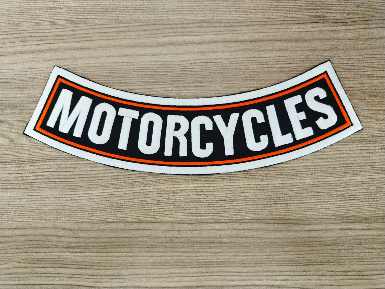 BIG PATCH Pirate Skull Biker Chopper Motorcycle Rider Embroidered Iron on Patch