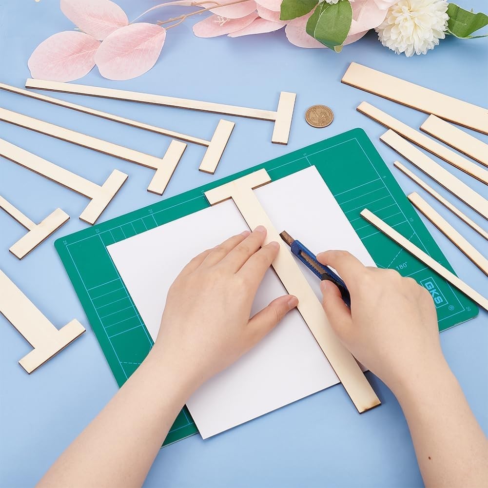 Comprehensive 14-Piece Wooden Craft Tool Set – Ideal for Bookbinding Projects