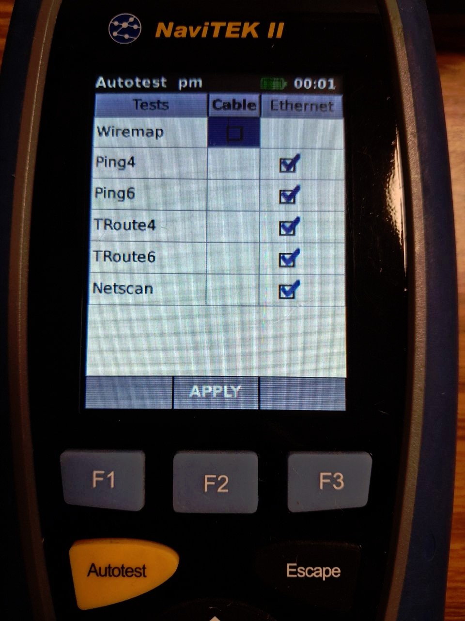 Trend Networks NaviTEK ll PLUS Network Cable Tester Wiremapping Copper/Fibre