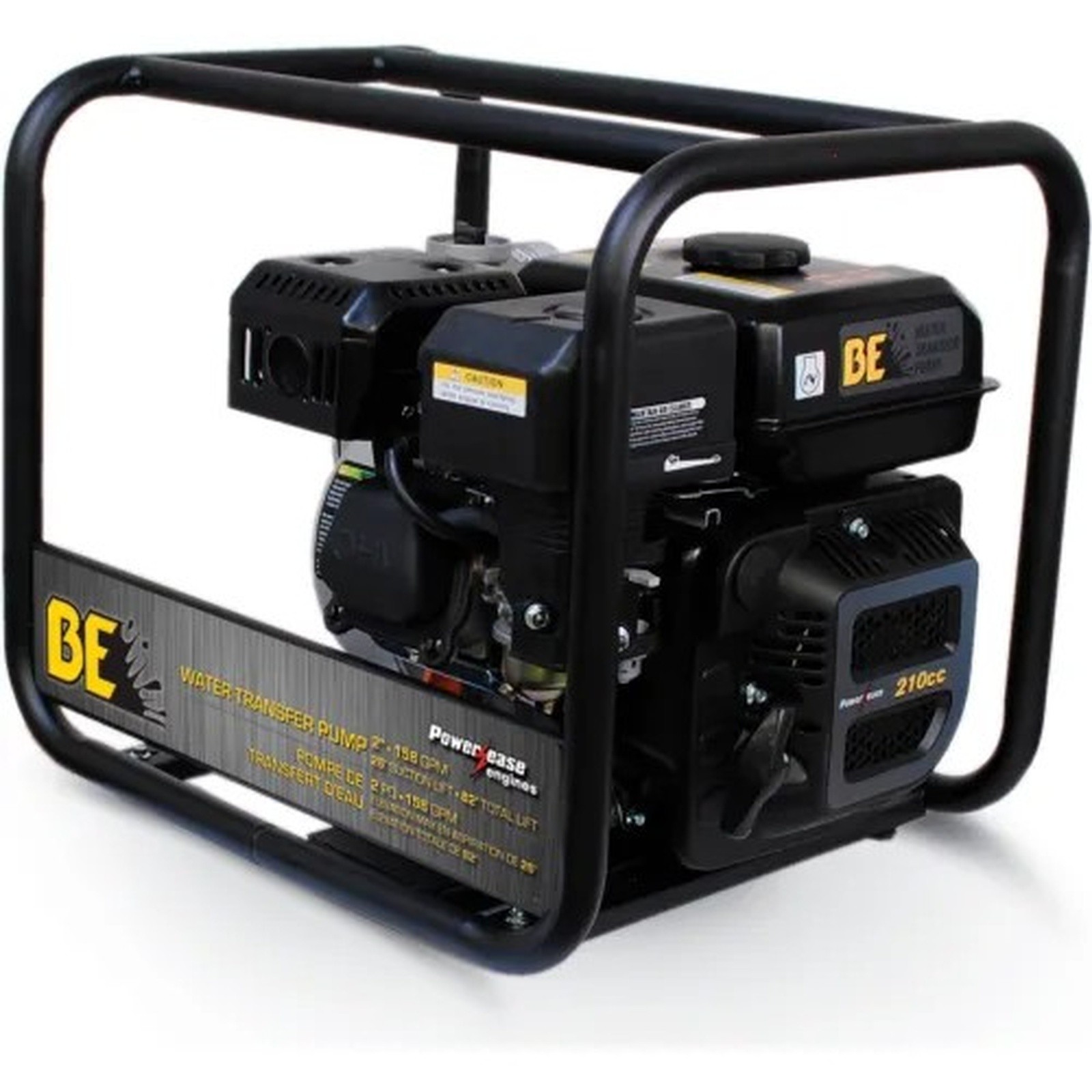BE Pressure 2" Water Pump - 7.0HP, 158 GPM, 210CC Powerease Engine