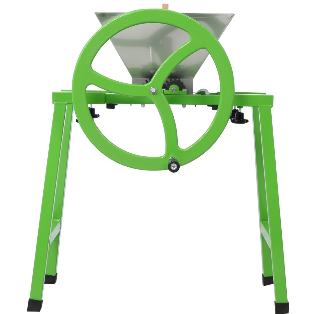 Stainless Steel 7L Fruit Crusher with Stand-Manual Juicer for Wine &Cider Press