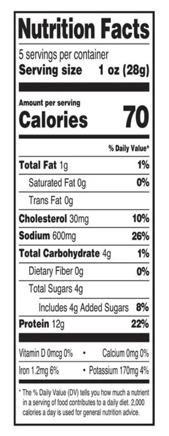 Great Value Original Beef Jerky, 5 oz