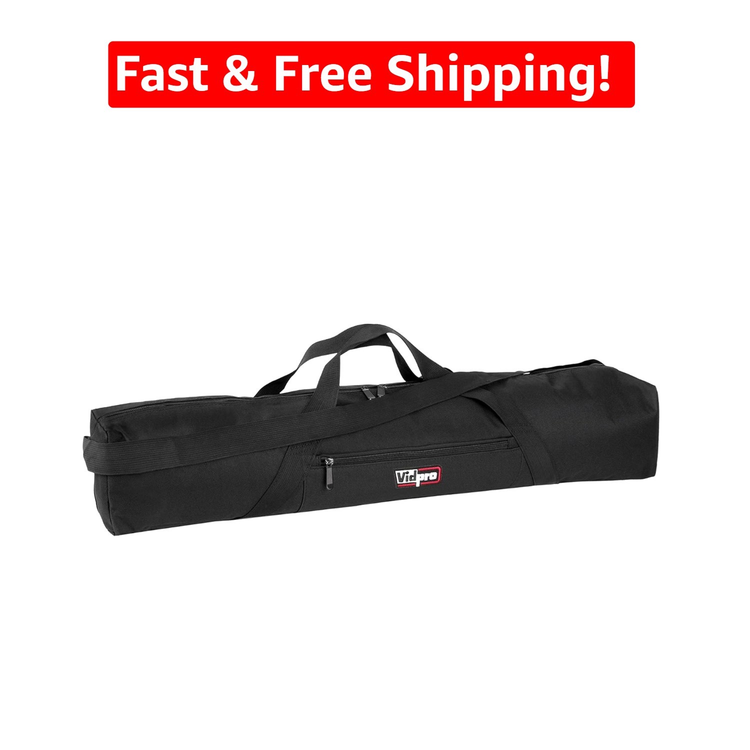 45 Inch Tripod Carrying Case - Durable, Heavy-Duty Nylon with External Pocket