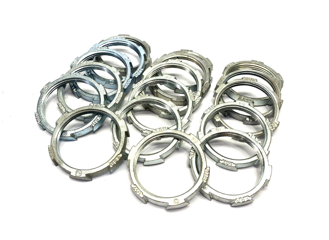 Thomas & Betts T&B 147 Locknut 2-1/2", Malleable Iron, Use With Rigid/IMC 17 PCS
