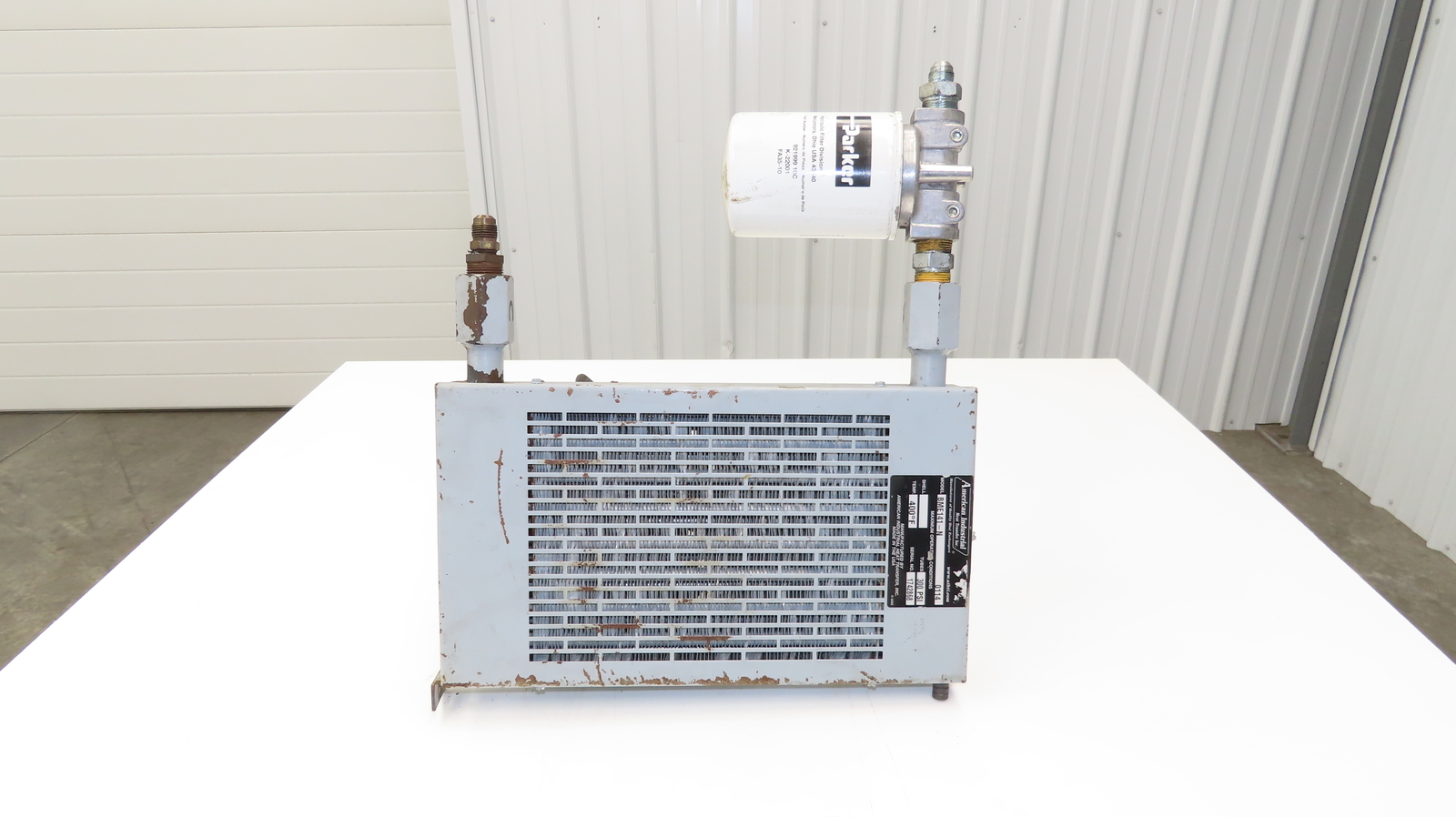 BME-141-N Heat Exchanger 115V Single Pass Side Connection With Attached Filter