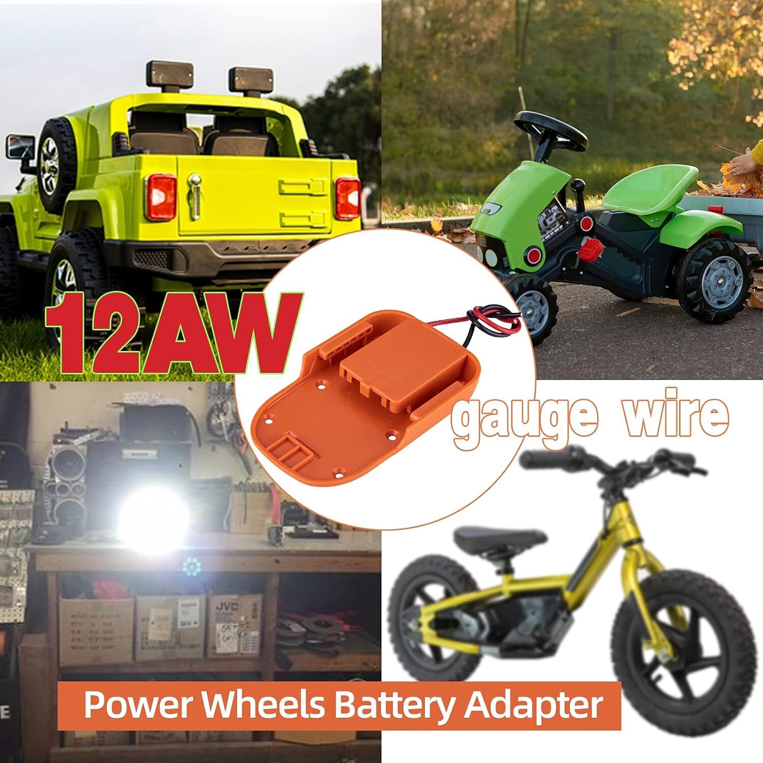 For Ridgid DC 18V to 12V 10A 120W Step Down Voltage Converter Battery Regulator