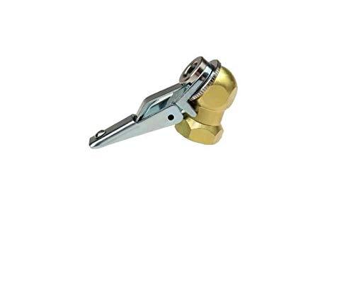 Acme Automotive CH09A Brass Open Check Ball Chuck & Clip, 1/4" FPT