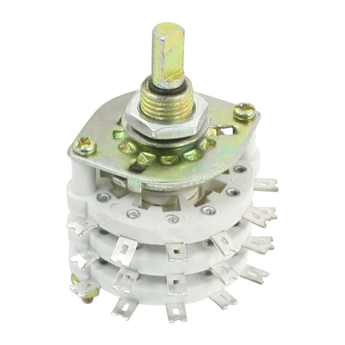 6mm Dia Shaft 3P8T 3 Pole 24 Position Band Channel Selector Rotary Switch