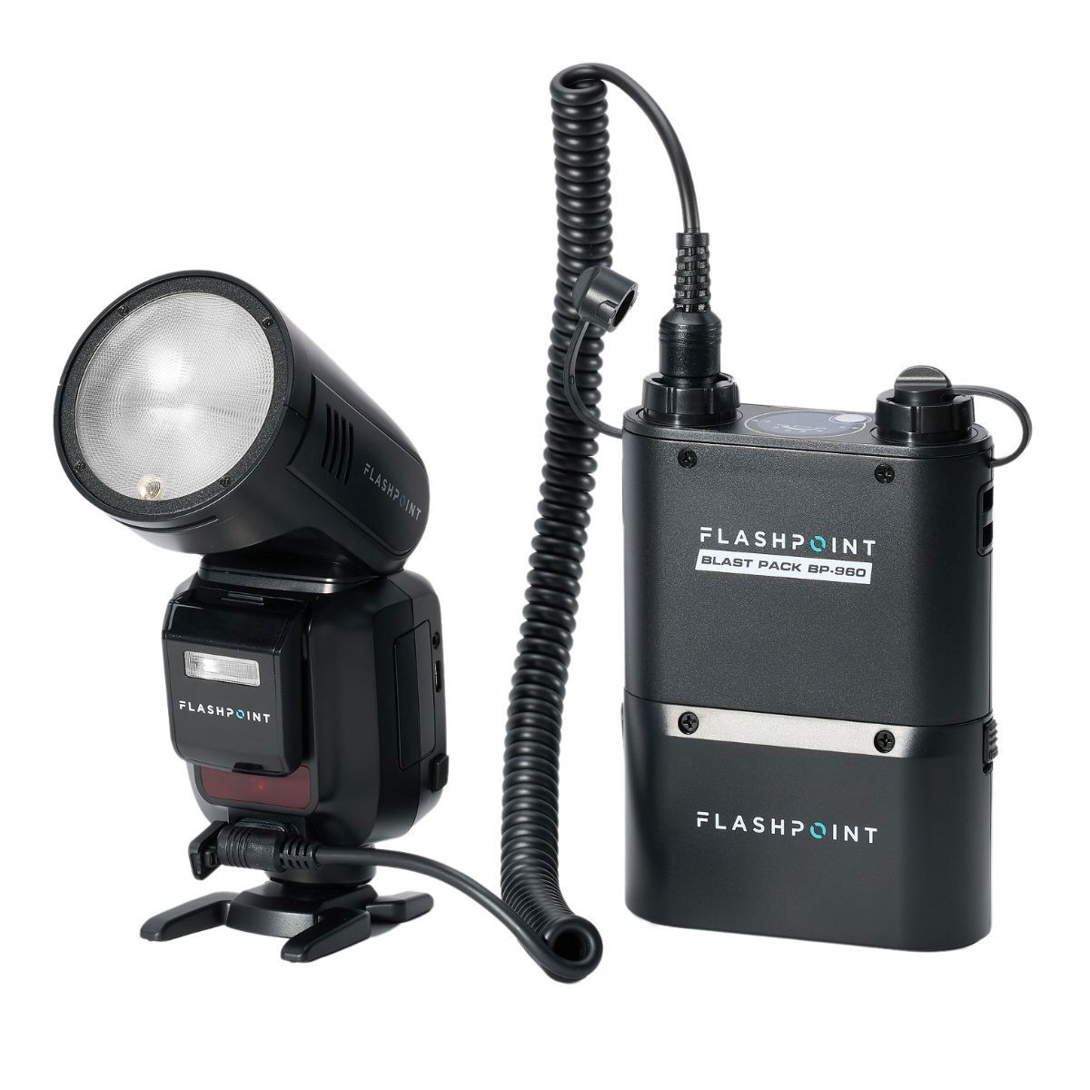 Flashpoint X100 TTL R2 On Camera Li-on Round Head Flash For Nikon, With BP-960 P