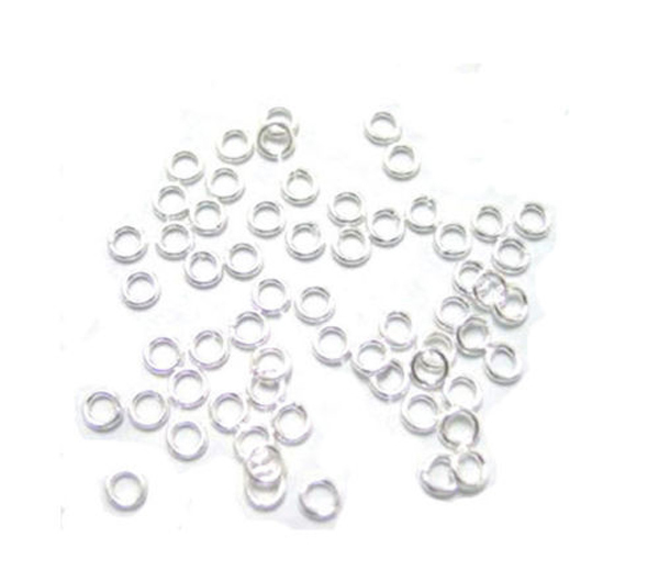 100 Silver Plated Open 4.5MM Jump Rings 20 Gauge Jumprings
