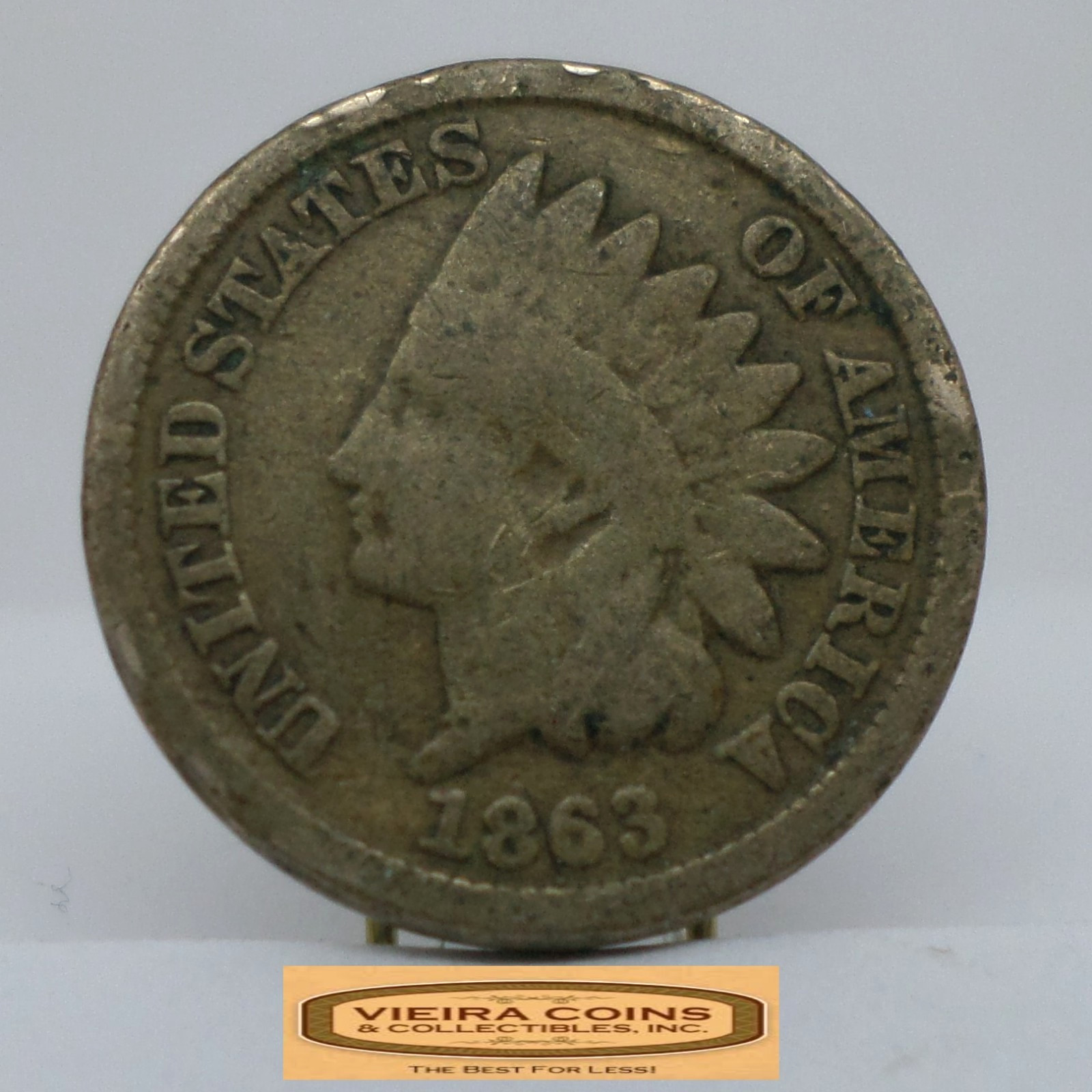 1863 Indian Head One Cent - #C53562NQ