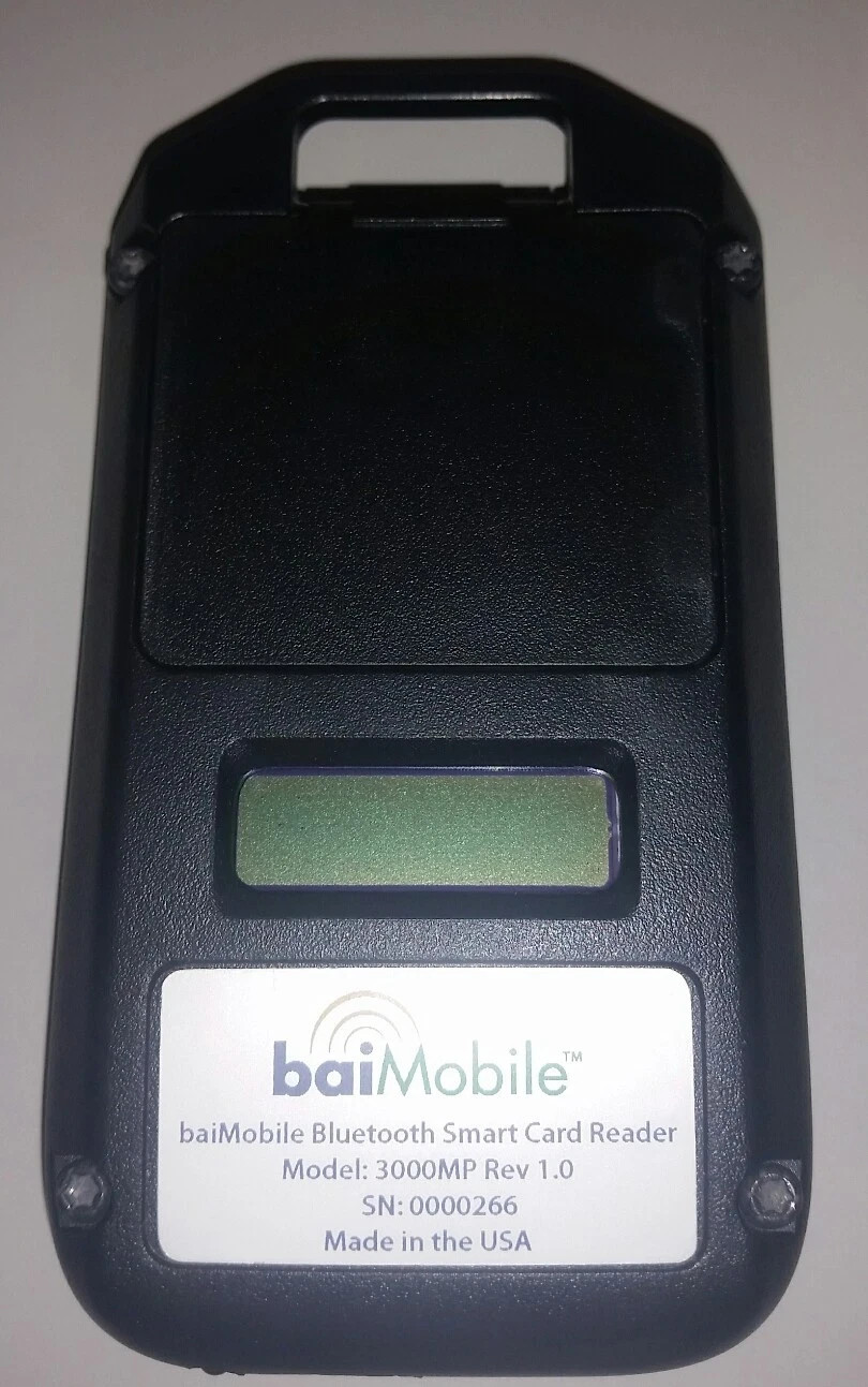 Biometric BaiMobile 3000MP Bluetooth 2.1 Smart Card Reader, CaC Reader