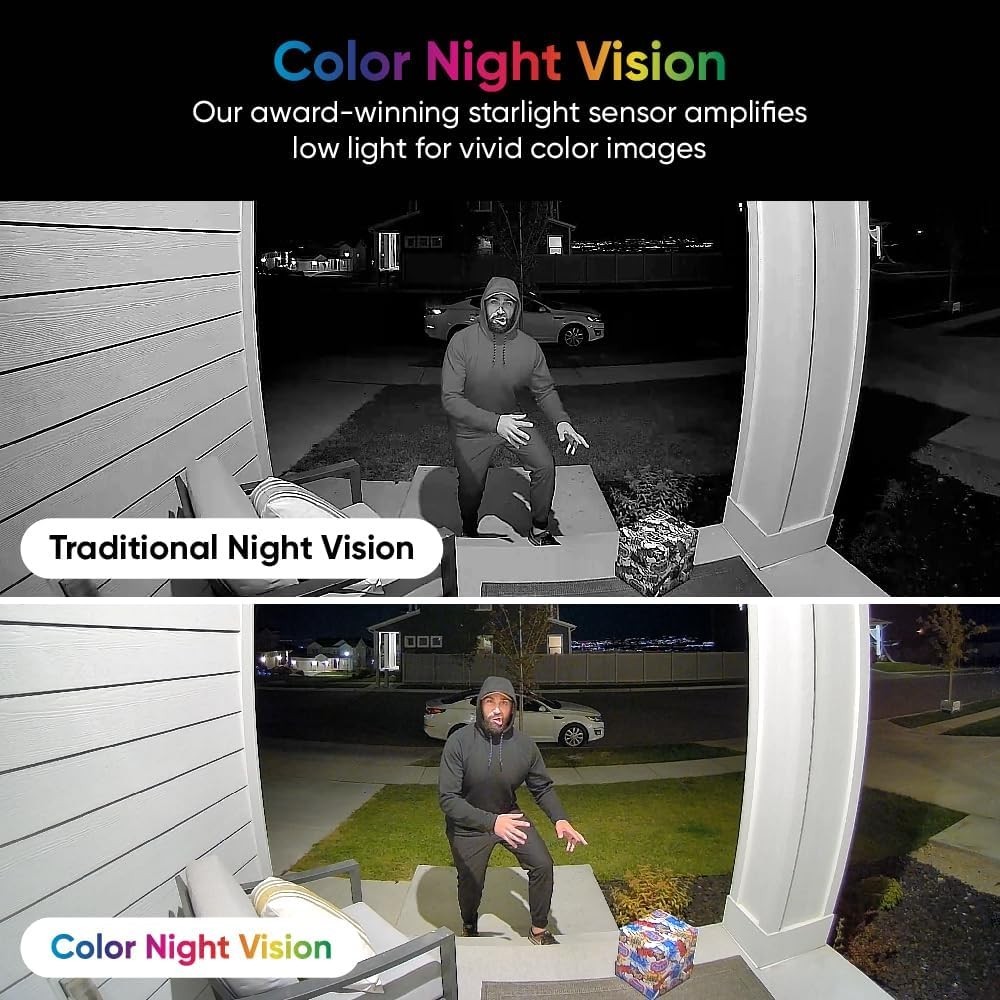 Wired Doorbell Camera v2 with Alexa & Google Assistant