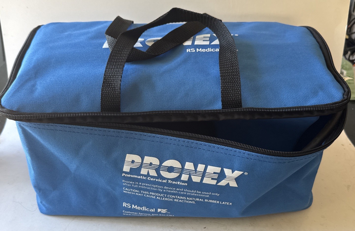 Pronex Pneumatic Cervical Traction System Device & Bag Size "L" Pre-owned