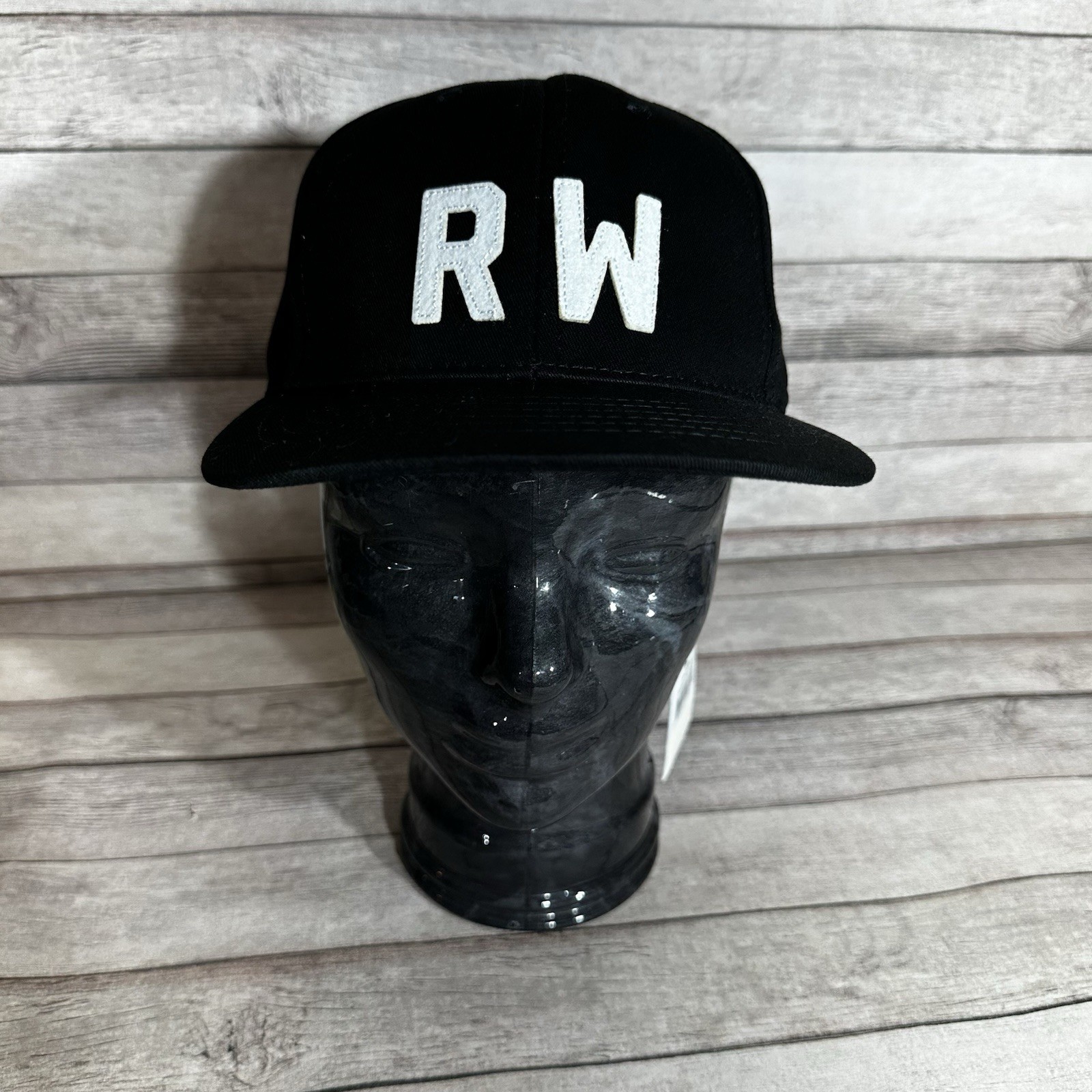 NWT Red Wing Shoes RW Logo Hat Snap Back Cap Men's One Size Black Logo Cap Boots
