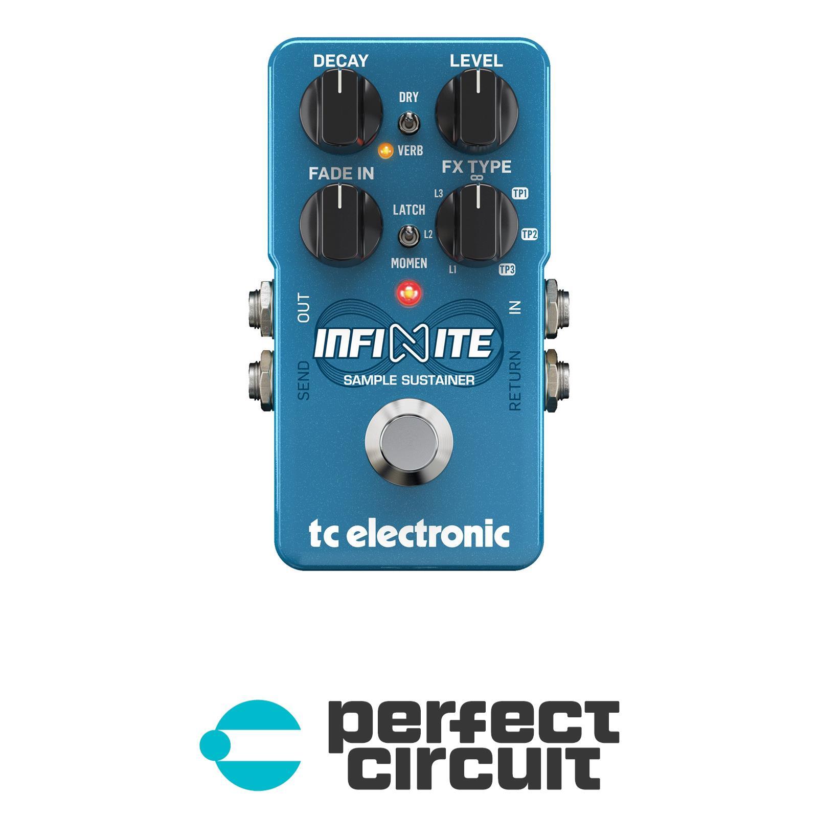 TC Electronic Infinite Sample Sustainer Pedal EFFECTS - NEW - PERFECT CIRCUIT