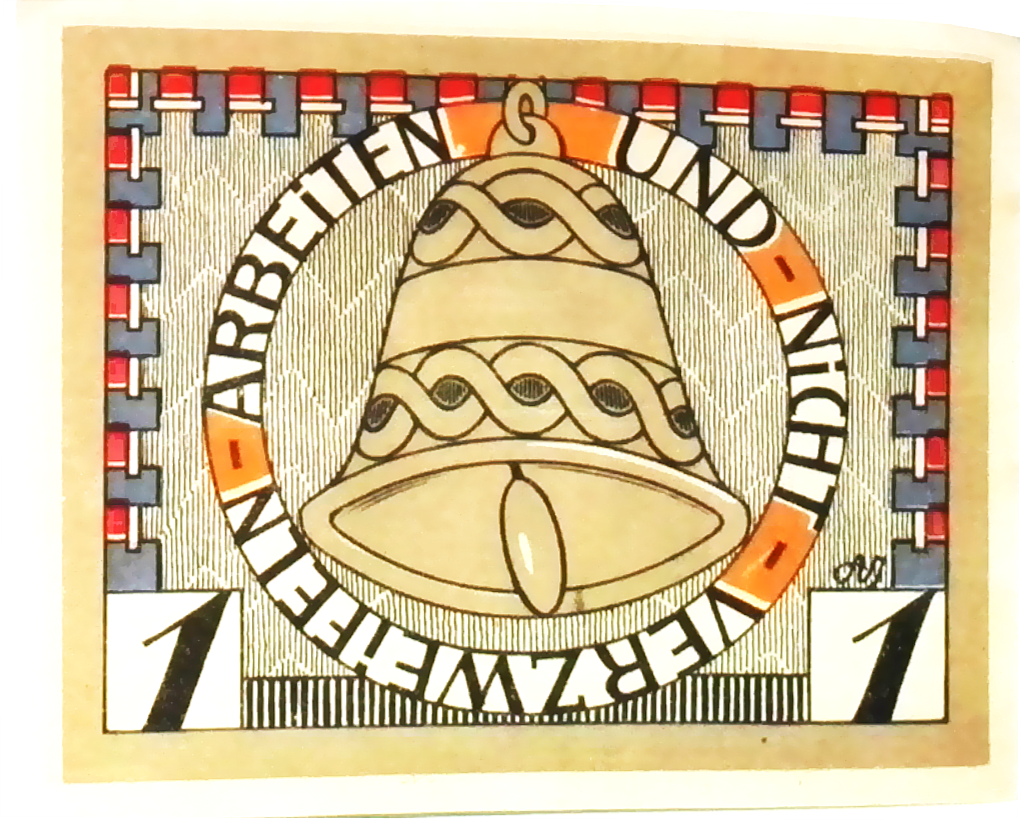 1920 Germany AUGUSTENBURG 1 Mark Notgeld / Banknote