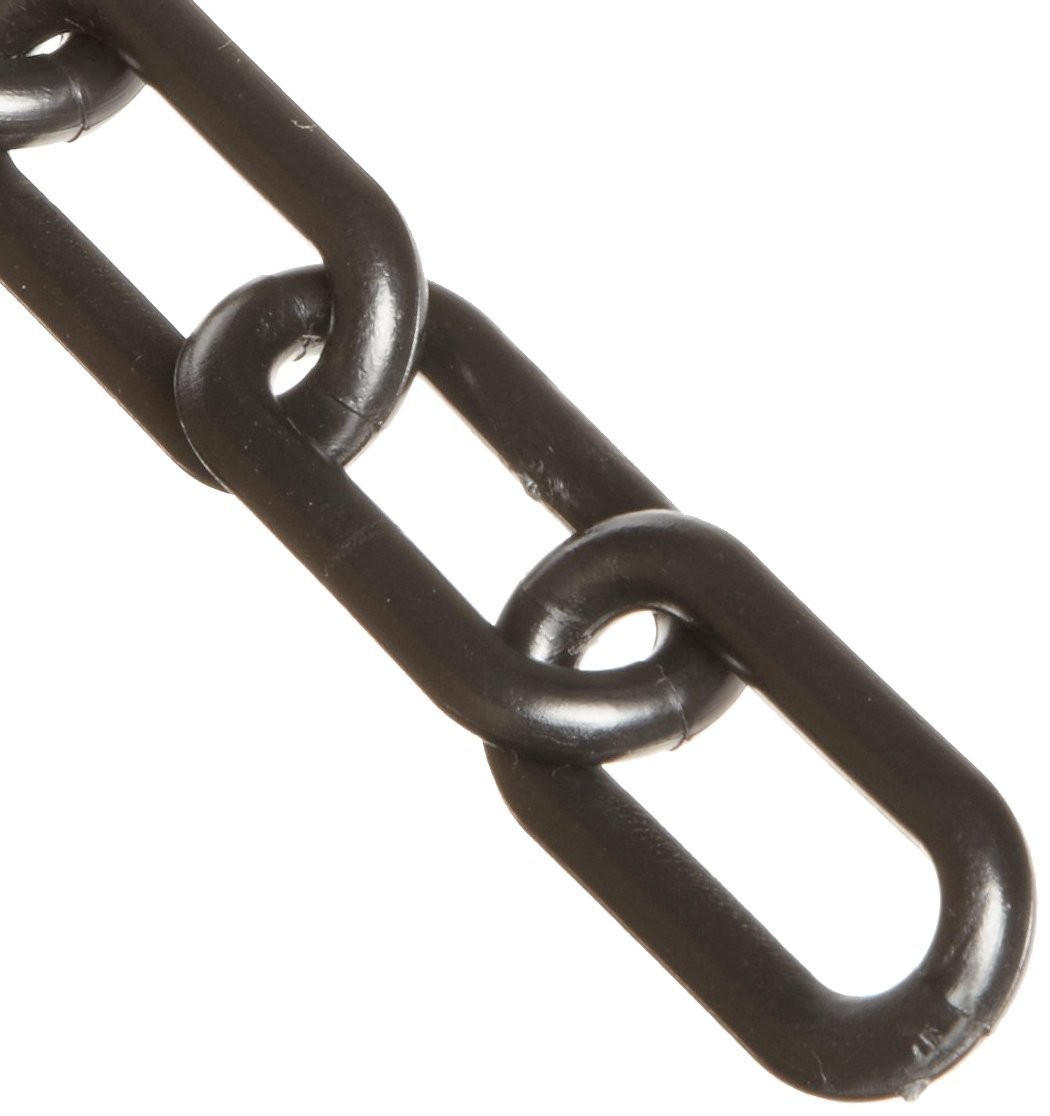 Plastic Chain 6mm 1-1/2" X 50 Ft  - Black