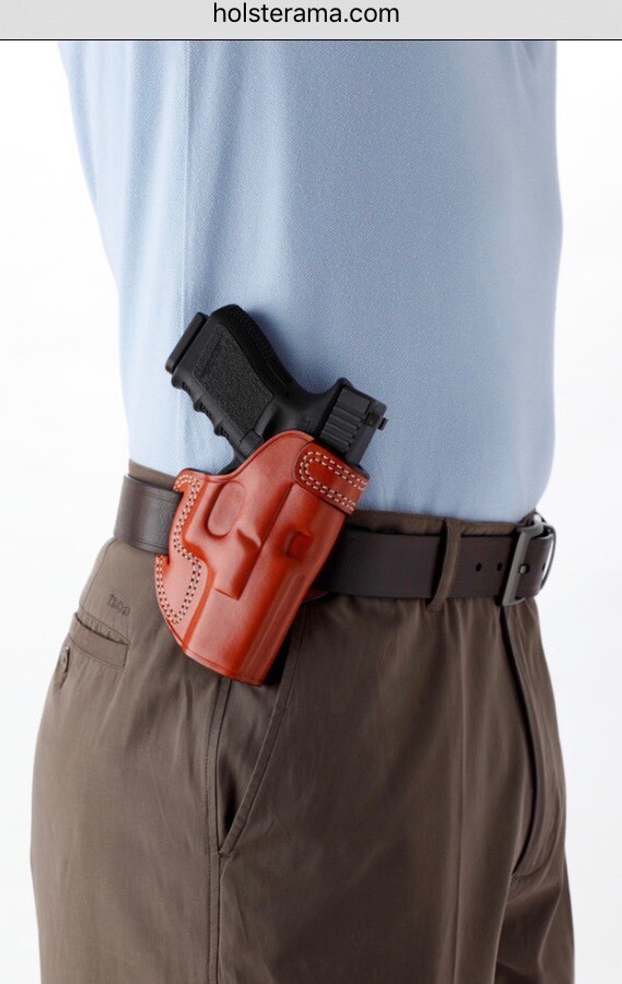 Premium Leather Holster for GLOCK 20 / 21 - (# 7021 BRN)