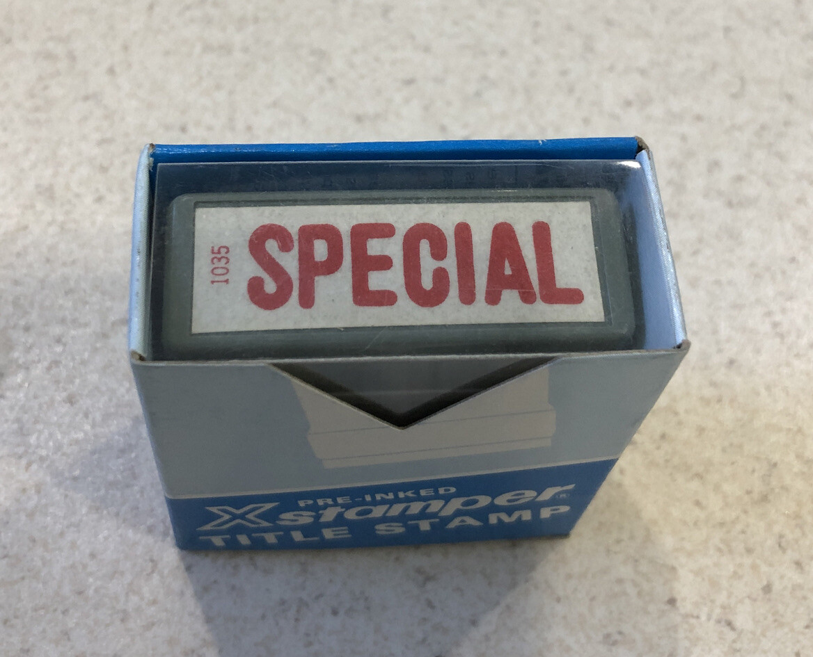 X-Stamper Message Stamp - Special - Pre-Inked One-Color, Red 1035