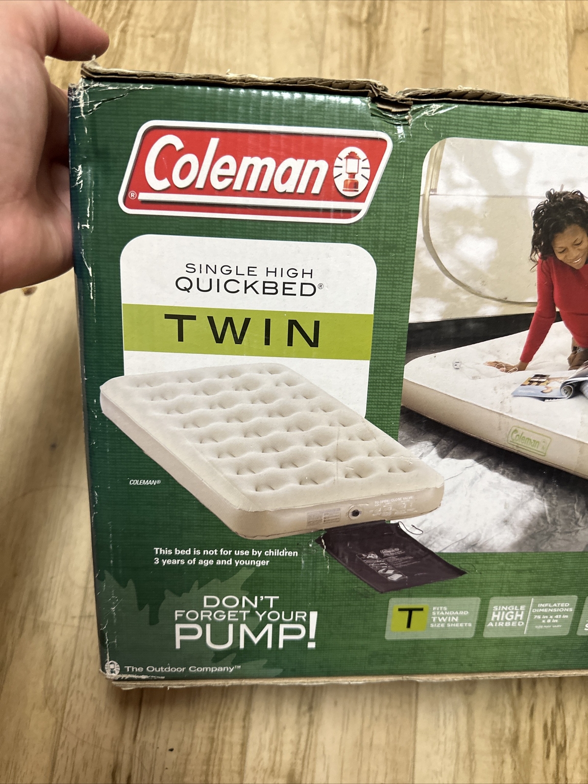 Coleman Single High Quickbed Twin Brand New